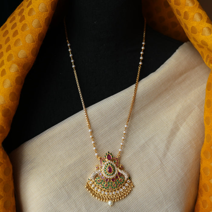 Heritage gold plated padakam necklace HP1127
