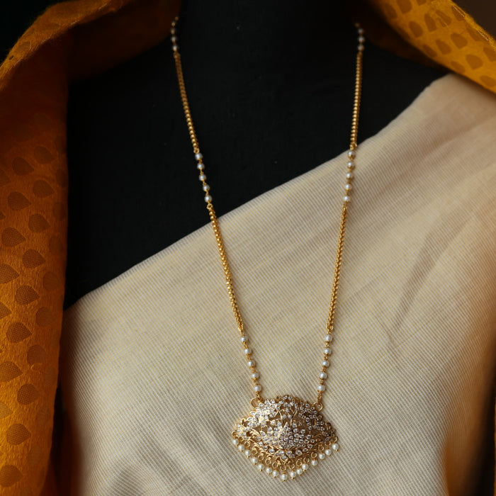 Heritage gold plated padakam necklace HP1129