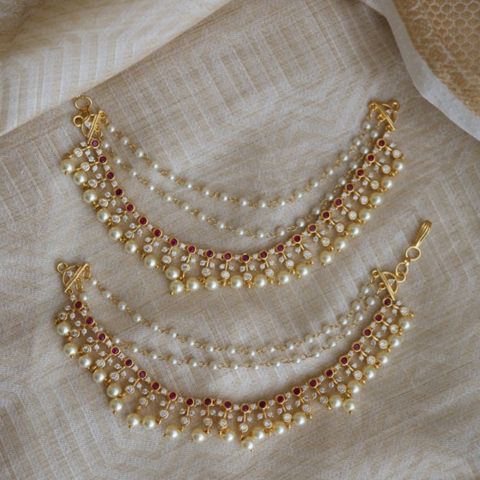 Heritage gold plated mattal / ear accessories HM732