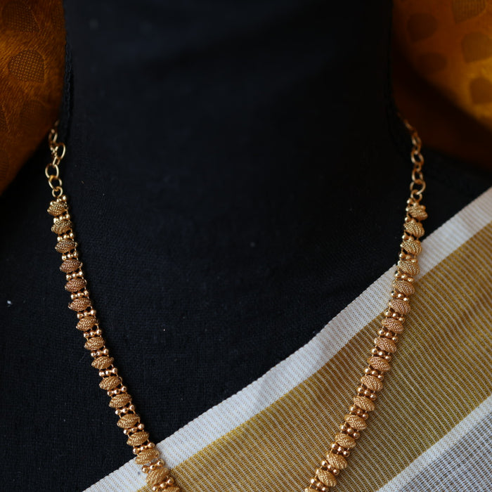 Heritage gold plated multi stone short necklace H458