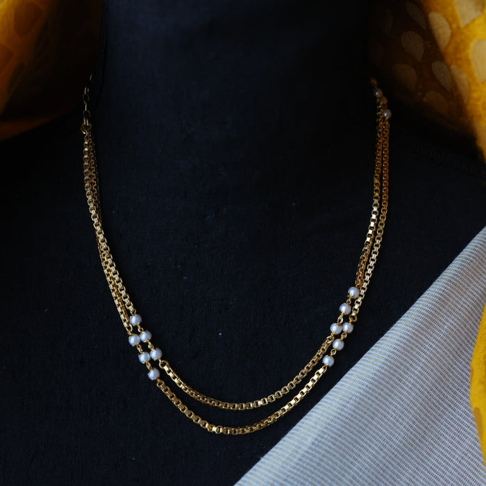 Heritage gold plated layer short chain HC5237