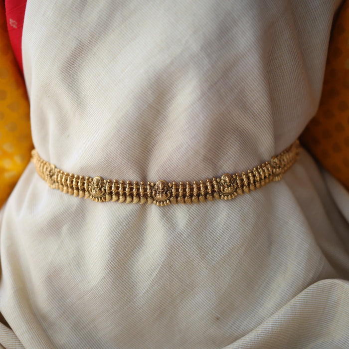 Antique gold temple design waistchain AW4522