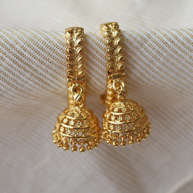 Heritage gold hoop earrings HJ2898