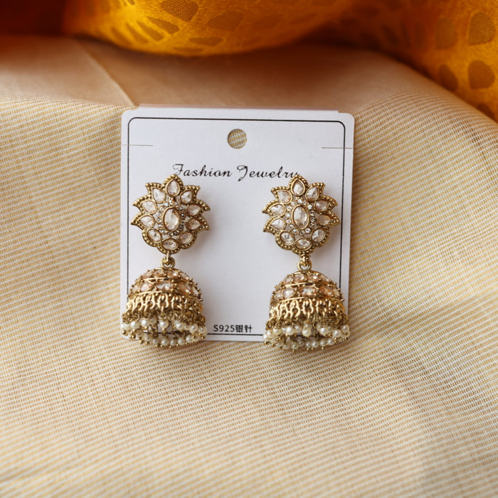 Trendy pearl jumka earring TJ120