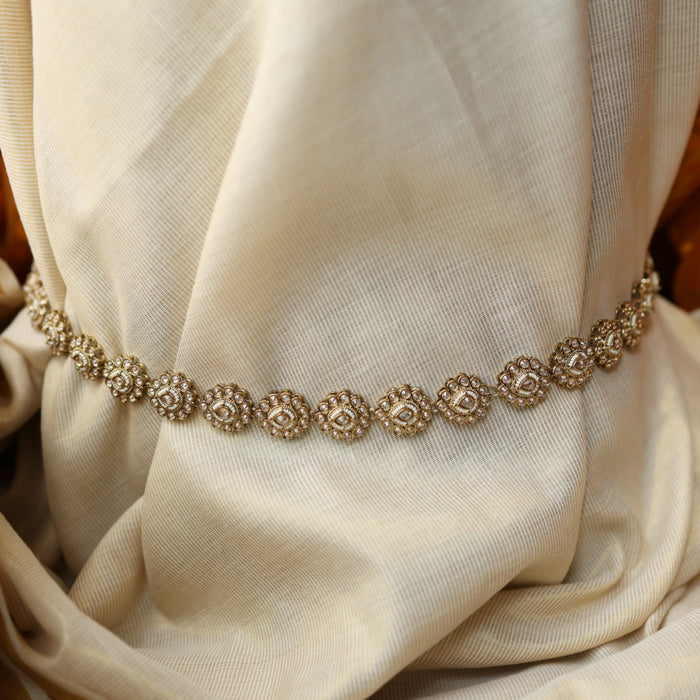 Trendy stone and pearl design waistchain TW106602