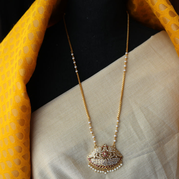 Heritage gold plated padakam necklace HP6800