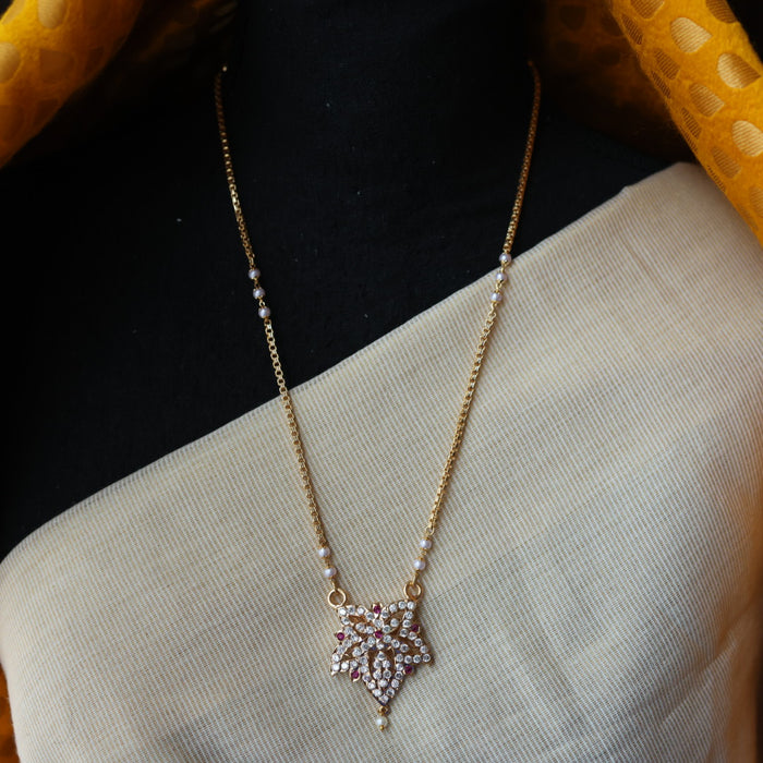 Heritage gold plated padakam chain HP4501