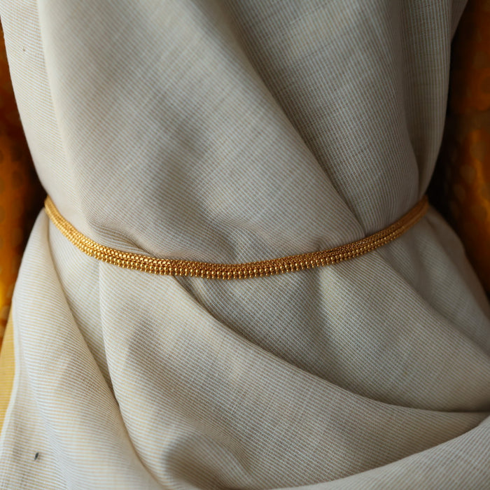 Heritage gold plated plain stone waistchain HW1047