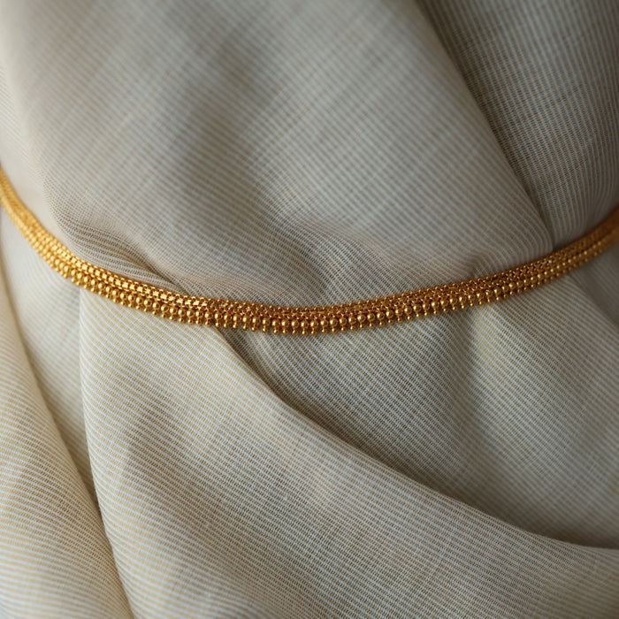 Heritage gold plated plain stone waistchain HW1047