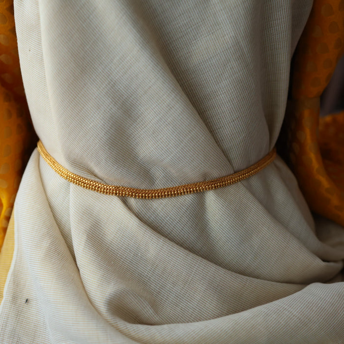 Heritage gold plated plain stone waistchain HW1047