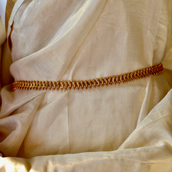 Antique plain gold design waistchain AW106632