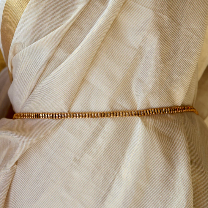 Antique plain gold coin design waistchain AW22111