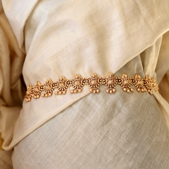 Antique gold and temple design waistchain AW4122