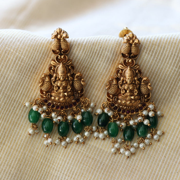Antique flat earrings AD4538
