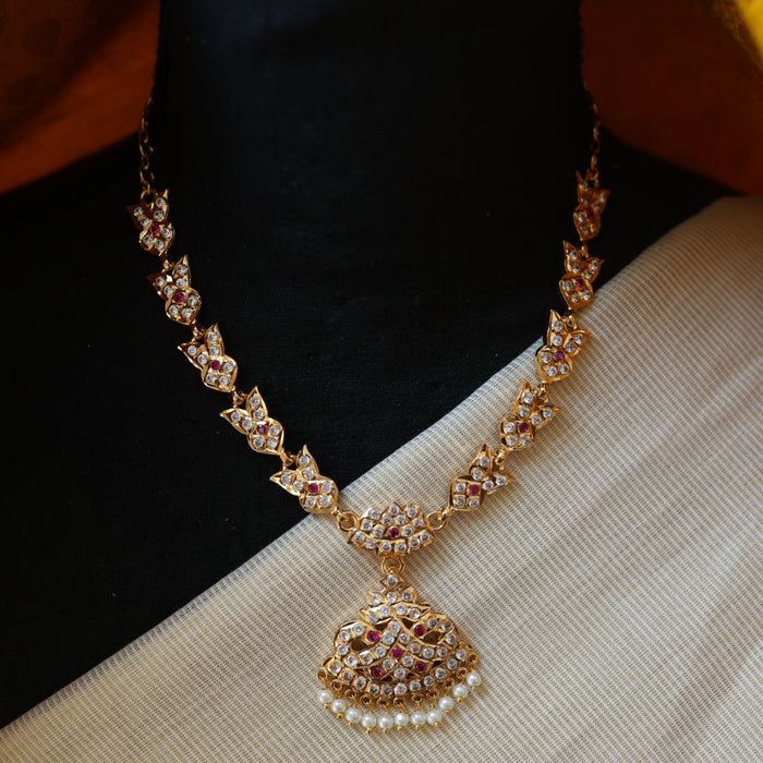 Heritage gold plated short necklace HP2199