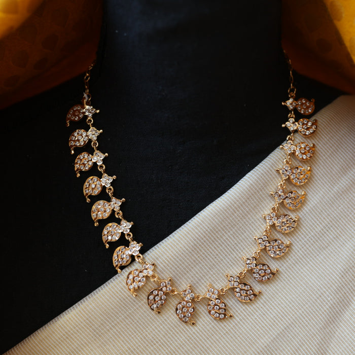 Heritage gold plated short necklace HP220