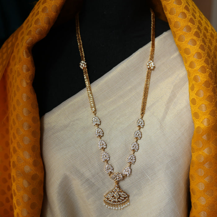 Heritage gold plated padakam necklace HP69678