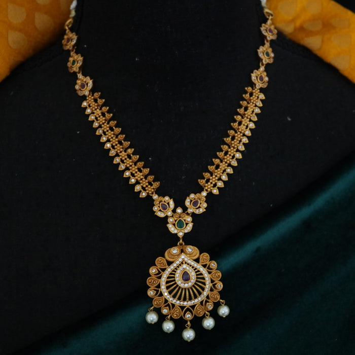 Clearance antique short necklace and earrings TTS301