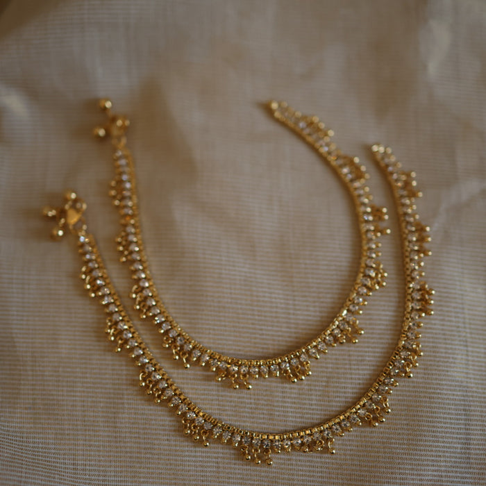 Heritage gold traditional anklet HAN318