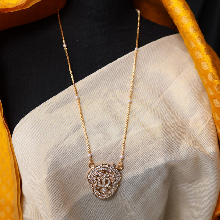 Heritage padakam long necklace with earrings HP092