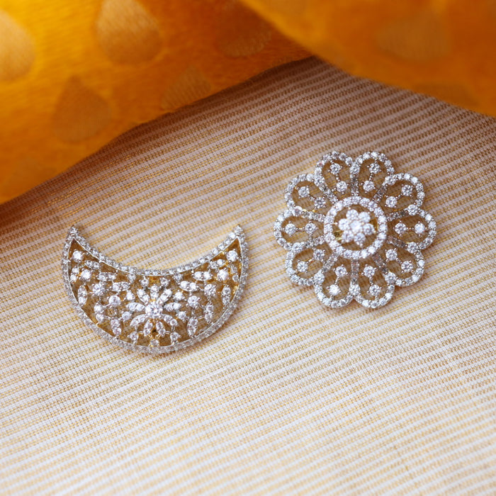 Heritage White stone sun and moon hair accessories HA005