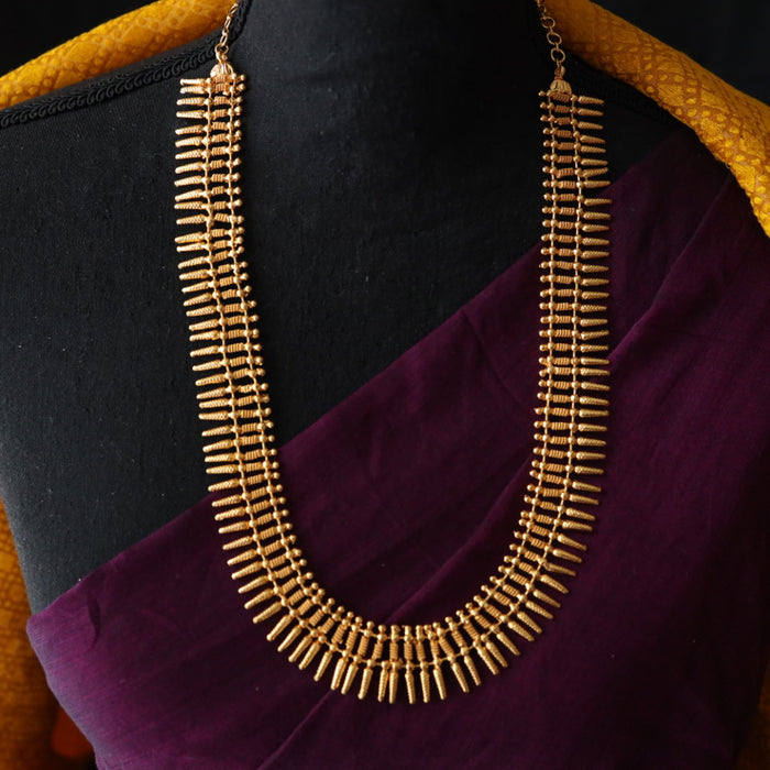 Heritage gold and plated white stone waistchain/ long necklace HL980