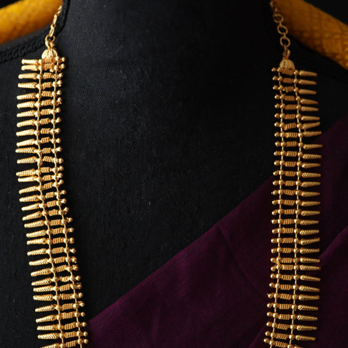 Heritage gold and plated white stone waistchain/ long necklace  HL980
