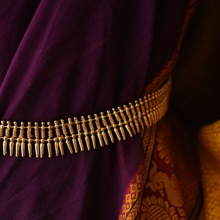 Heritage gold and plated white stone waistchain/ long necklace  HL980