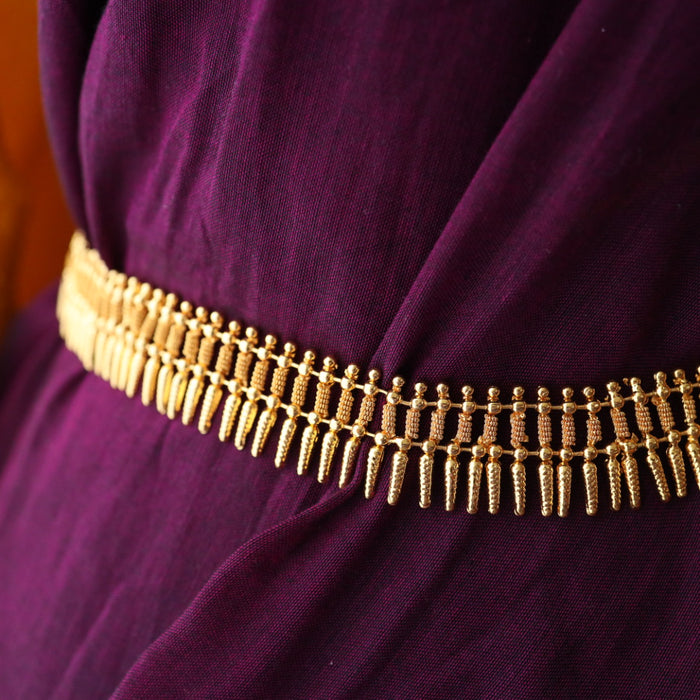 Heritage gold and plated white stone waistchain/ long necklace  HL980