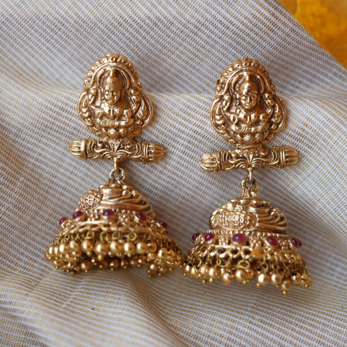 Antique gold jumka earrings AJ13