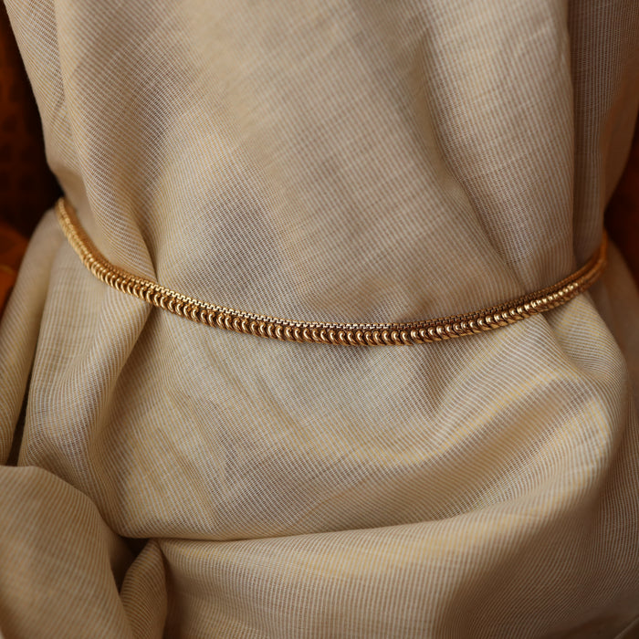 Antique plain gold waistchain AW1006