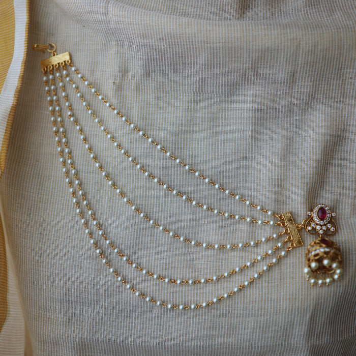 Heritage 5 layer pearl  mattal ear accessories HM012