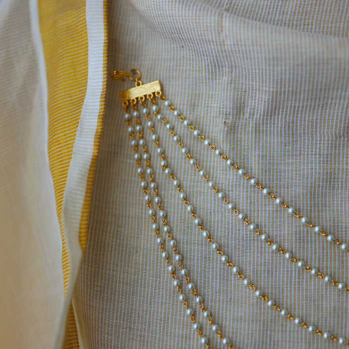 Heritage 5 layer pearl  mattal ear accessories HM012