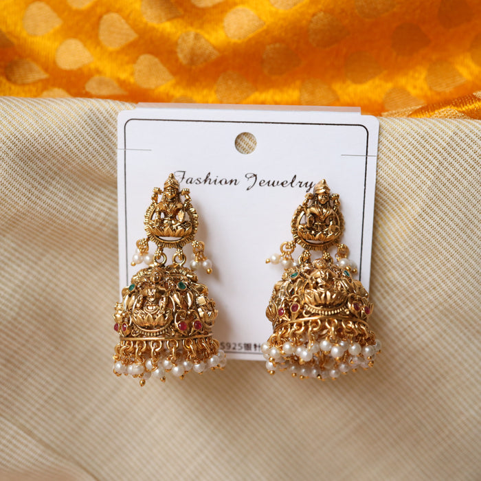 Antique temple jumka earrings AJ6778