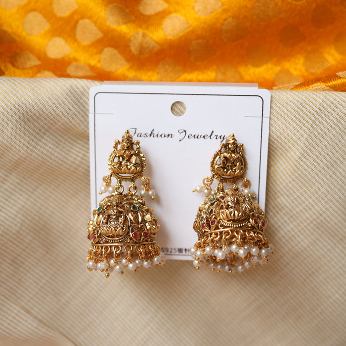 Antique temple jumka earrings AJ6778