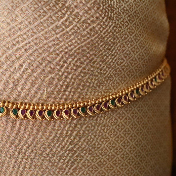 Antique long necklace with  earrings / waistchain LL03032