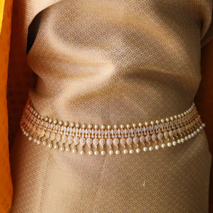 Heritage gold plated  Cz stone waistchain 234589