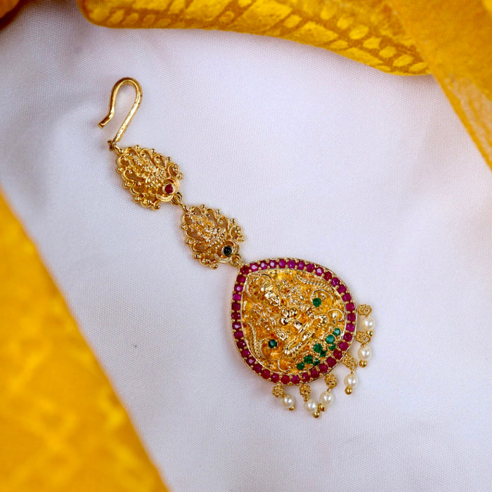 Heritage gold plated maang tikka 1443878