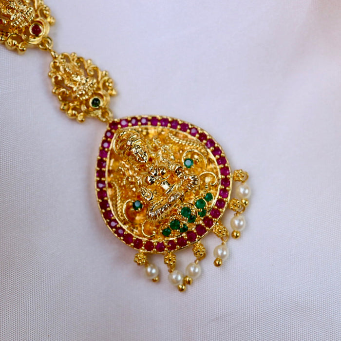 Heritage gold plated maang tikka 1443878