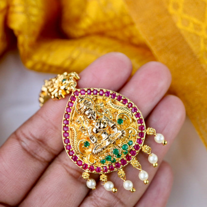 Heritage gold plated maang tikka 1443878