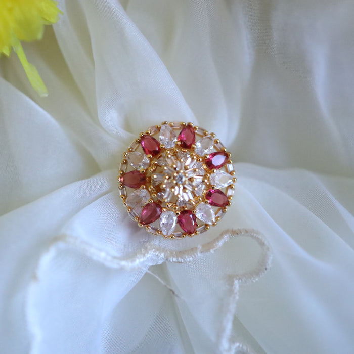 Heritage Gold plated adjustable ring - one size fits all 1346766