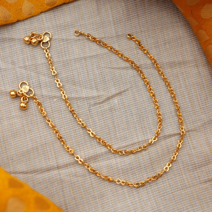 Heritage gold traditional anklet HAN026