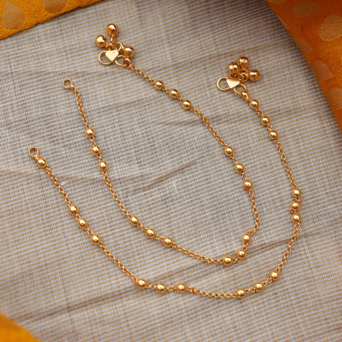 Heritage gold traditional anklet HAN029