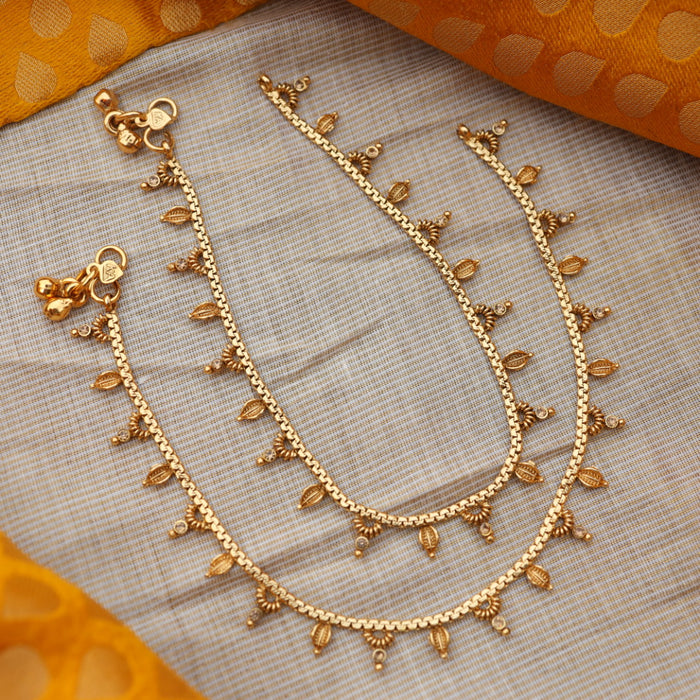 Heritage gold traditional anklet HAN34