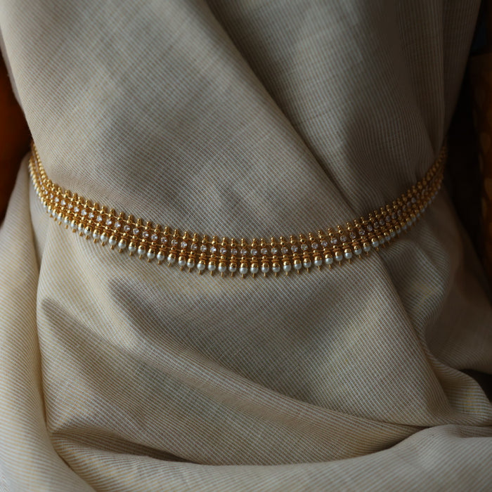 Heritage pearl white waistchain HW100577