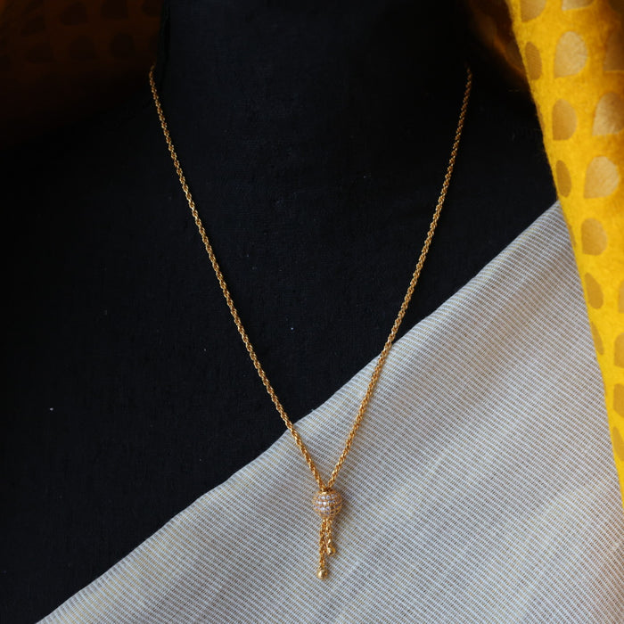 Heritage gold plated short chain HC023