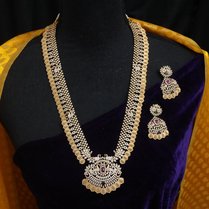 Antique long necklace and earrings LL02007