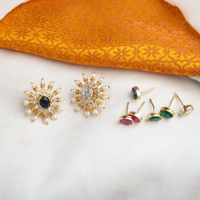 CHANGEABLE STUDD EARRINGS 12567
