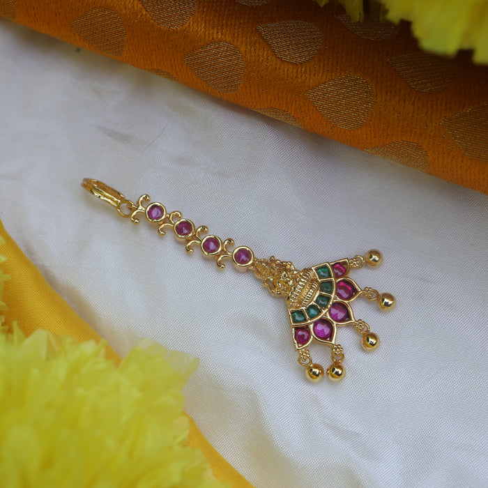 HERITAGE GOLD PLATED MAANG TIKKA 1299