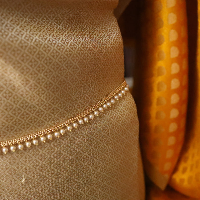Heritage gold plated pearl waistchain 234604